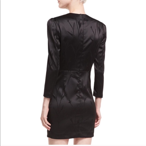 Veronica Beard Otto VNeck Puff Sleeve Dress Sz 2 - Picture 4 of 6